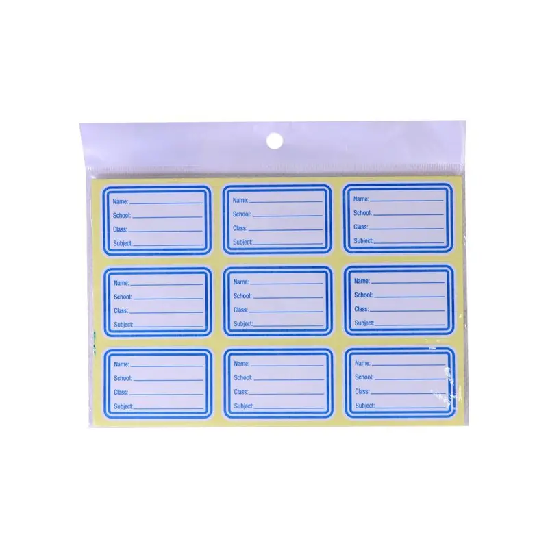 Self Adhesive School Labels (90 labels)/ H-533