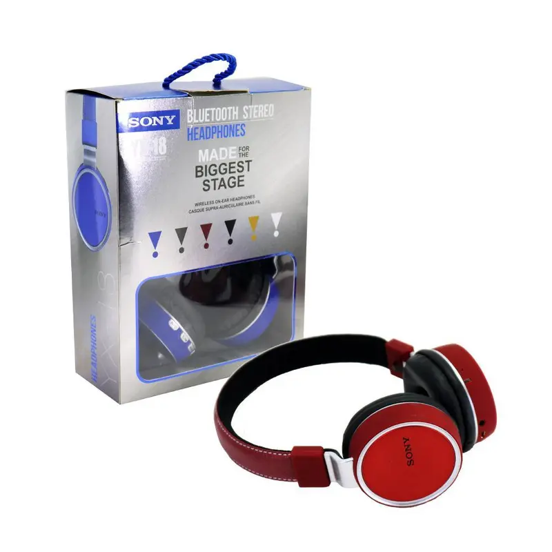 Sony Headphones YX-18 / YX-17Dark Red