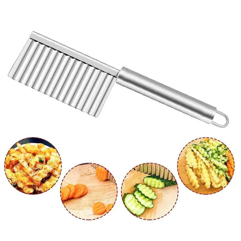 Stainless Steel Wavy Slicer Knife