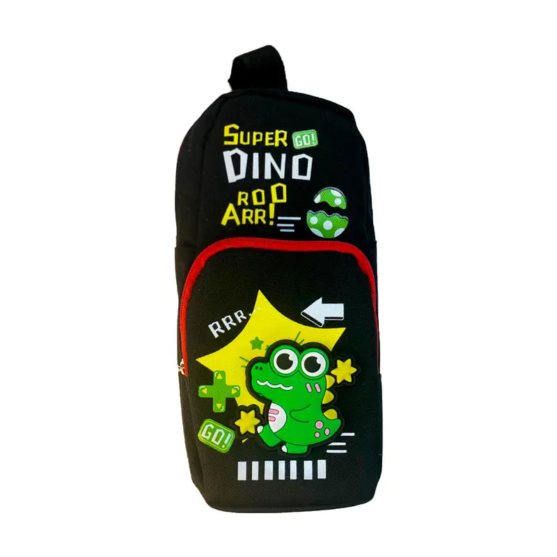 Super Dino Pencil BagBlack