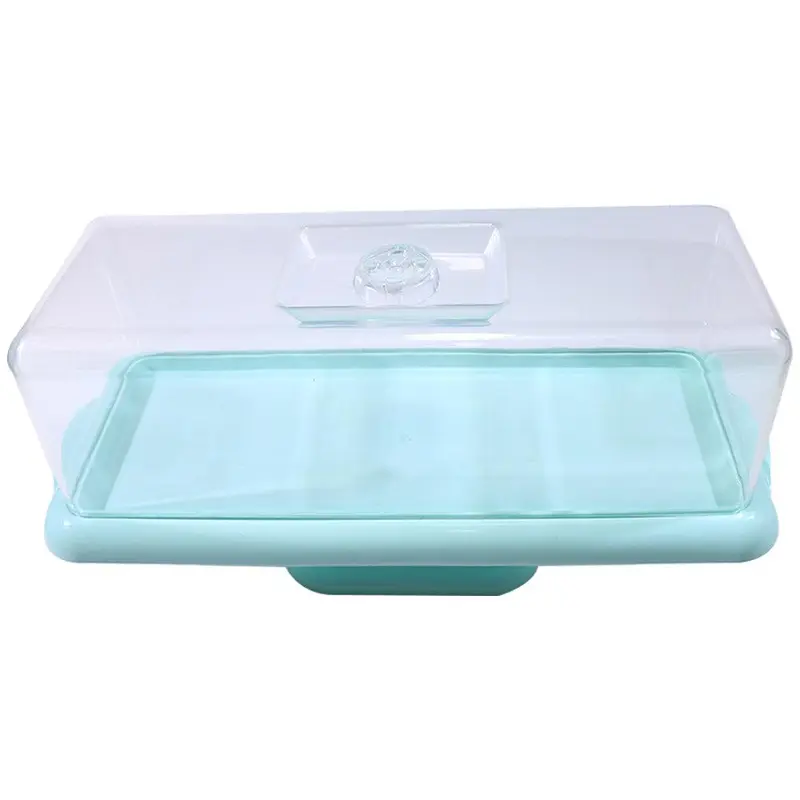 Stillo Plastic Rectangle Cake BoxAqua