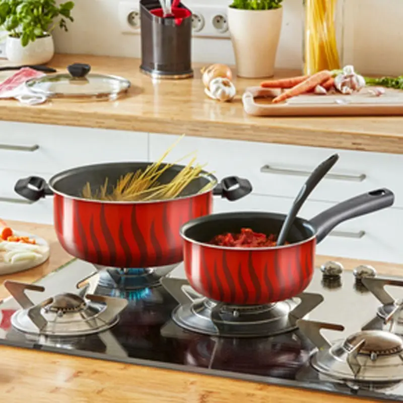 Tefal New Tempo Flame Saucepan 20 cm   Stainless Steel Lid / C5482483