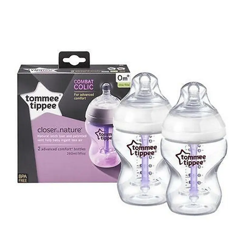 Tommee Tippee  Closer To Nature Advanced Comfort Bottles 260ml  2 Pack / 226037