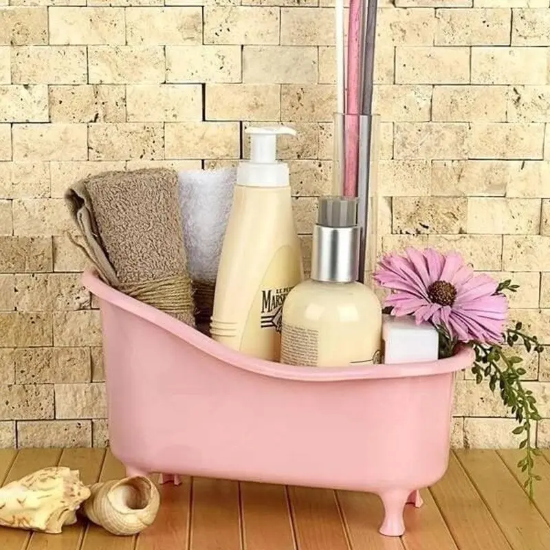Titiz Plastik Decorative Mini BathtubGreen