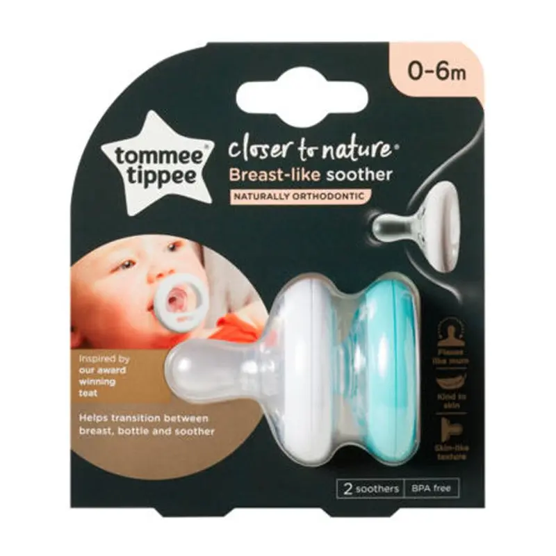 Tommee Tippee Breast Like Soothers 2 Pcs / 34404