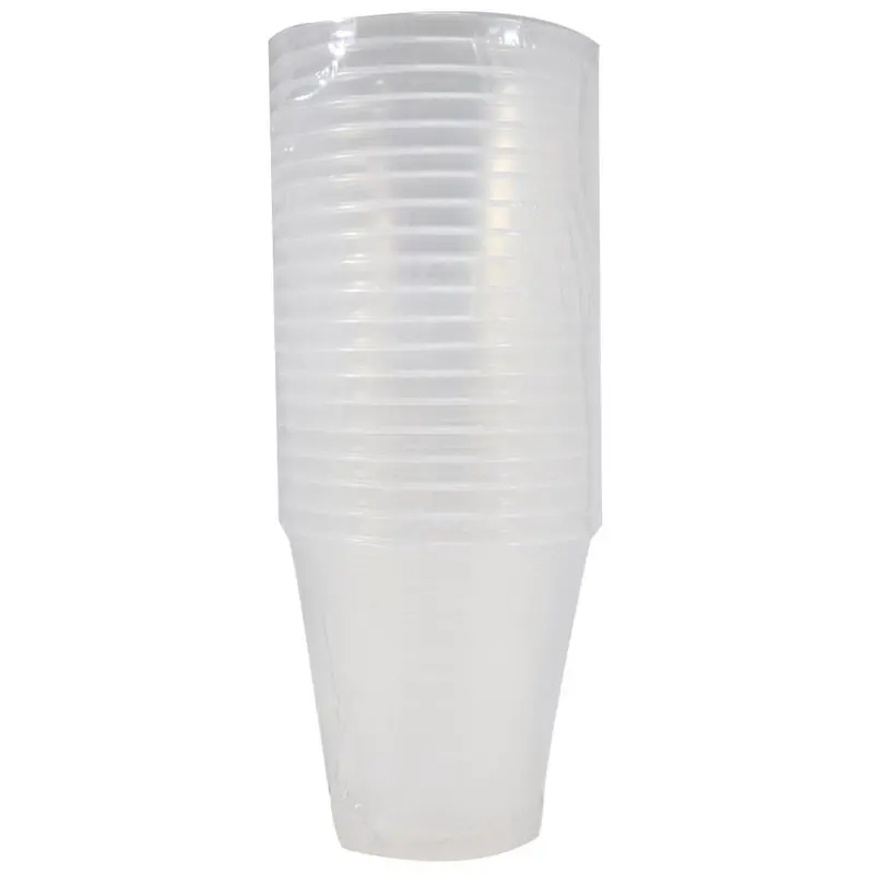 Transparent Plastic Cups Set ( 20 Pcs)
