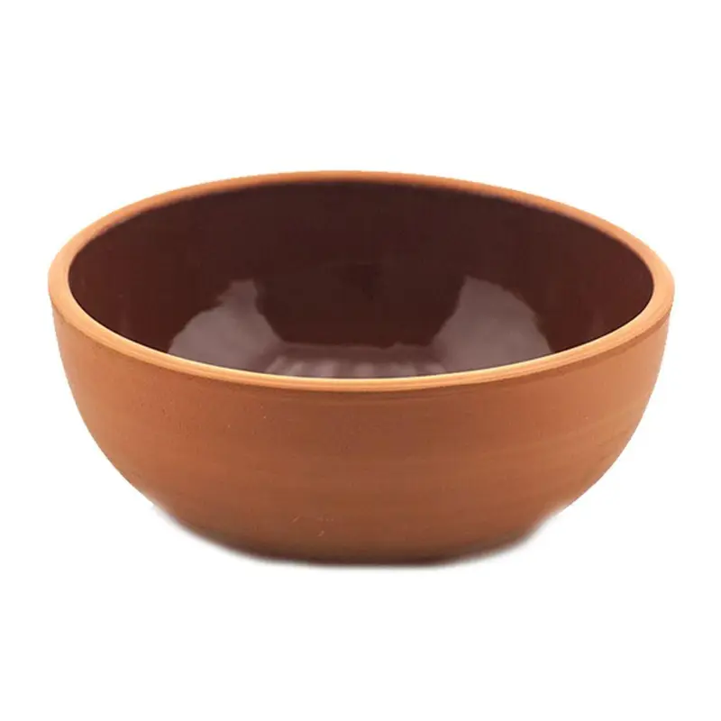 Tureks Pottery Soho Earthen Casserole Bowl / 60395Brown