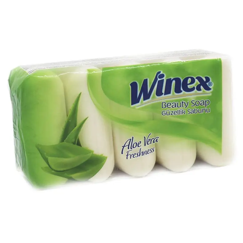 Winex Beauty Soap Aloe Vera 5 X 55g ( 5 Pcs)