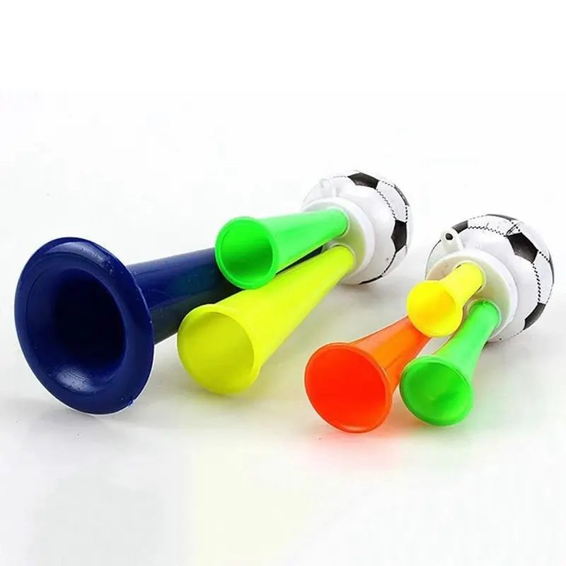 World Cup Plastic Three Tone Soccer Horn 4.5 x 21.5 cm / 207033