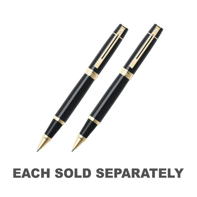 300 Glossy Black/Gold Trim PenMed Fountain