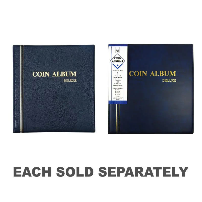 Cumberland PVC Padded Cover Coin Album Refills290x275mm