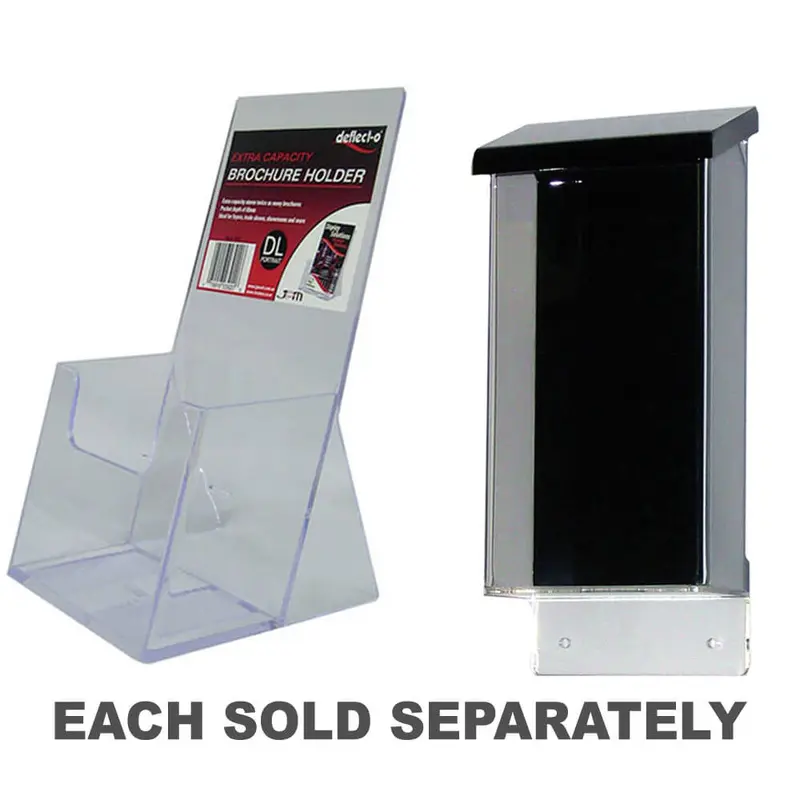 Deflecto Brochure Holder (DL)Extra Capacity