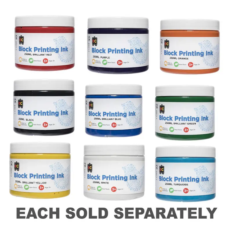 EC Non-Toxic Block Printing Ink 250mLBlack