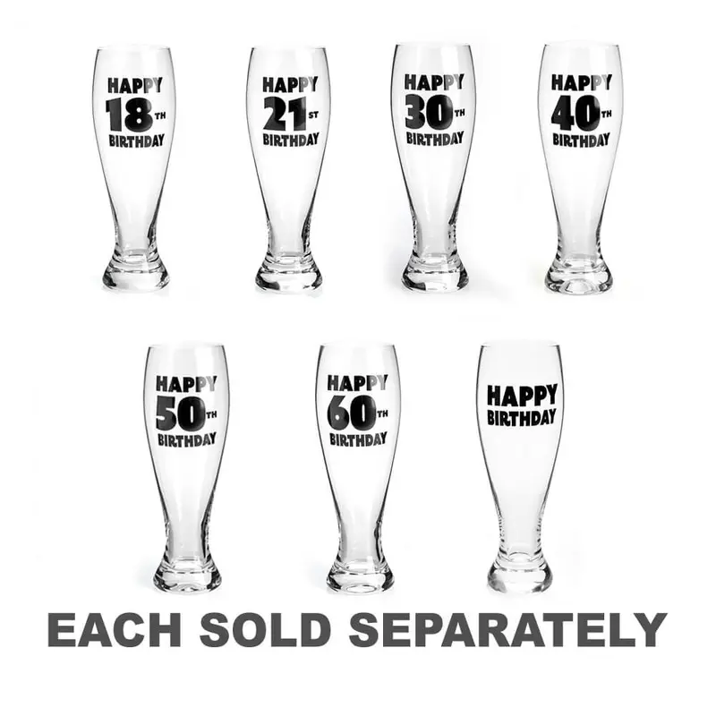 Happy Birthday Pilsner GlassGeneric