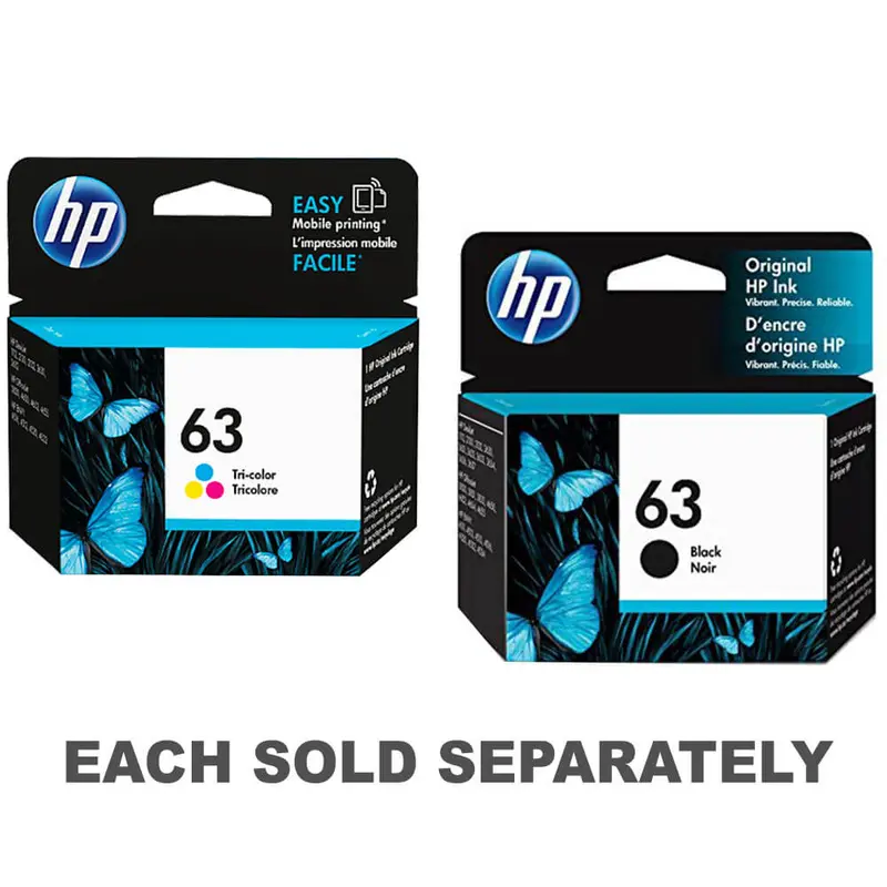 HP Inkjet Cartridge 63Tri-Colour