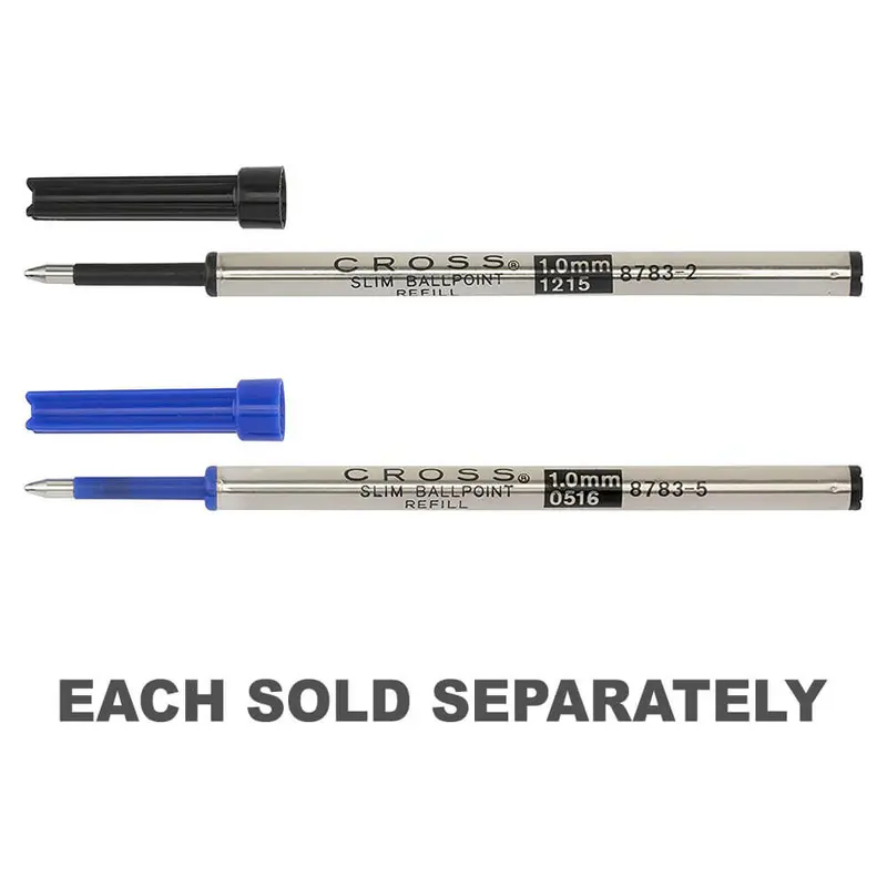 Slim Ballpoint Pen Refill MediumBlack