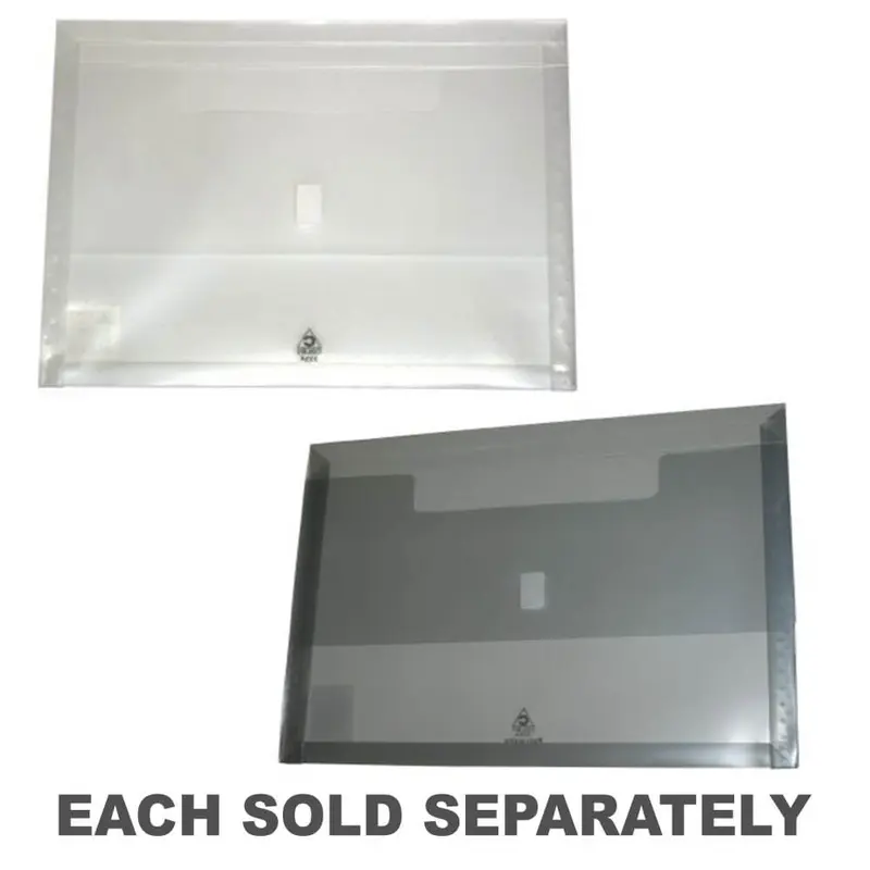 Colby Polywally Document Wallet (A4)Clear