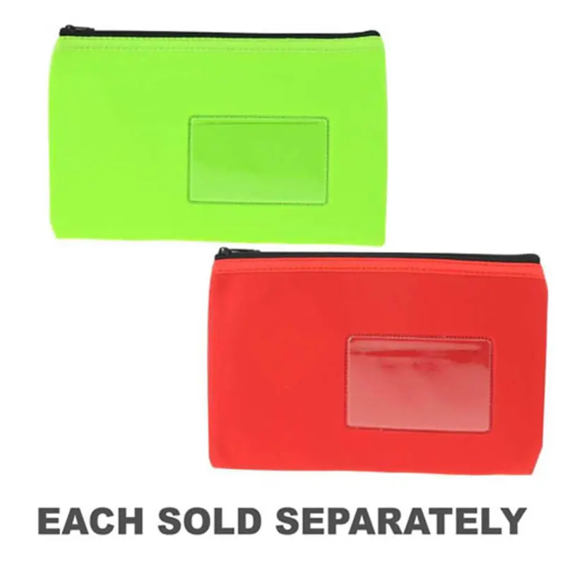 Osmer Neoprene Name Insert Pencil Case (23x15.5cm)Red