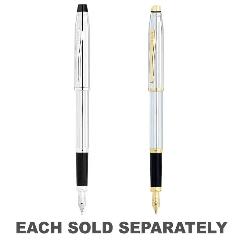 Cross Century ll Fine Point Fountain PenLustrous Chrome