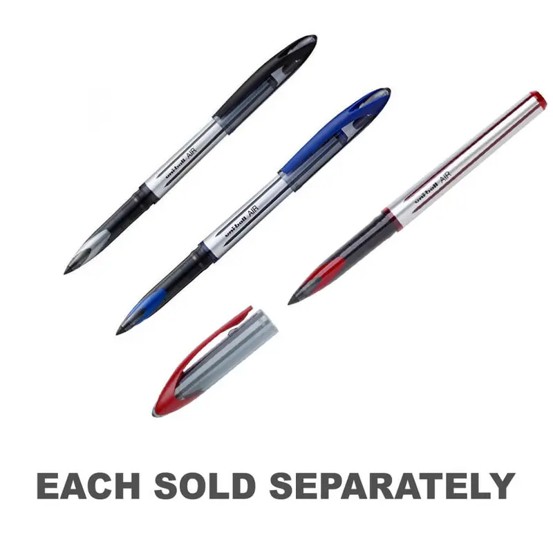 Uni Air Liquid Ink Fine Rollerball Pen 0.7mm 12pcsBlack