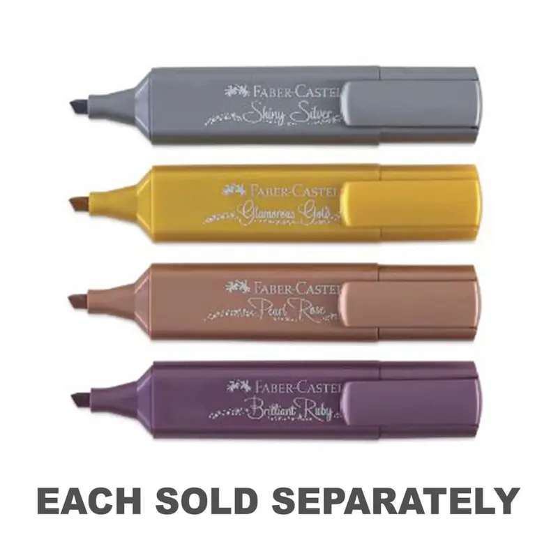 Faber-Castell Textliner Metallic HighlighterBrlliant Ruby