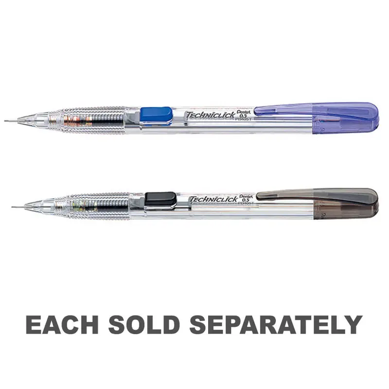 Pentel Techniclick Mechanical Pencil 0.5 (Box of 12)Black