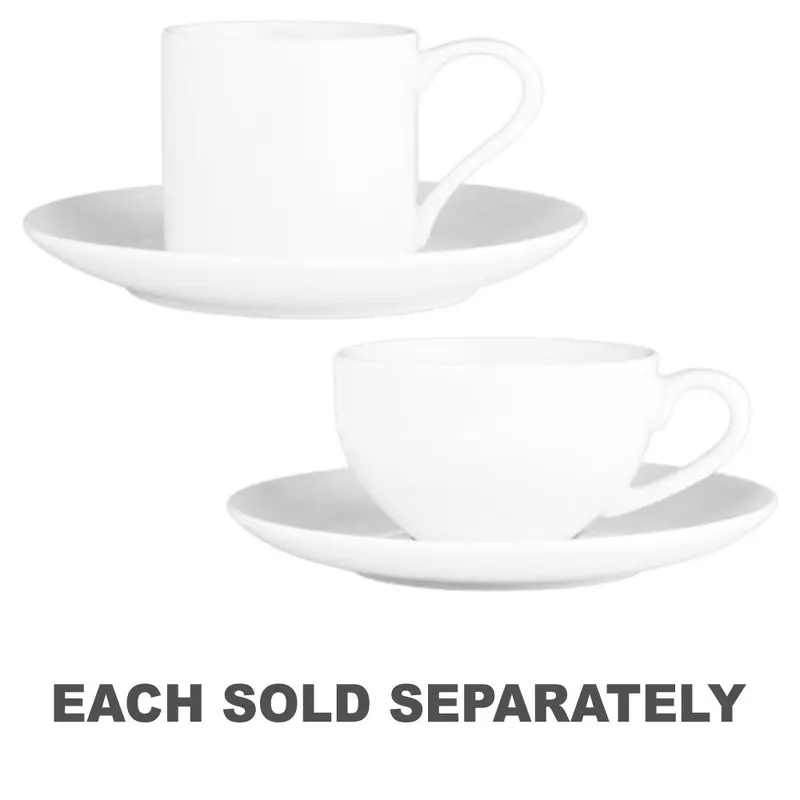 Wilkie New Bone Porcelaint Cup and Saucer 250mLStraight