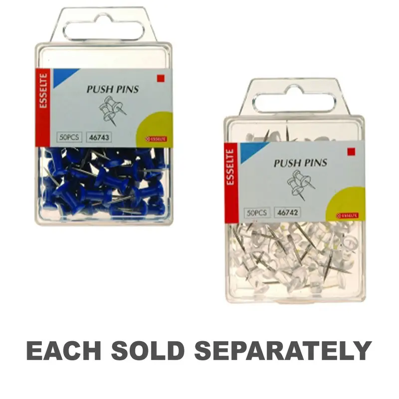 Esselte Push Pins (Pack of 50)Blue