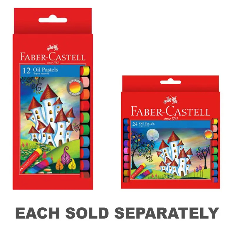 Faber-Castell Oil PastelsBox of 12