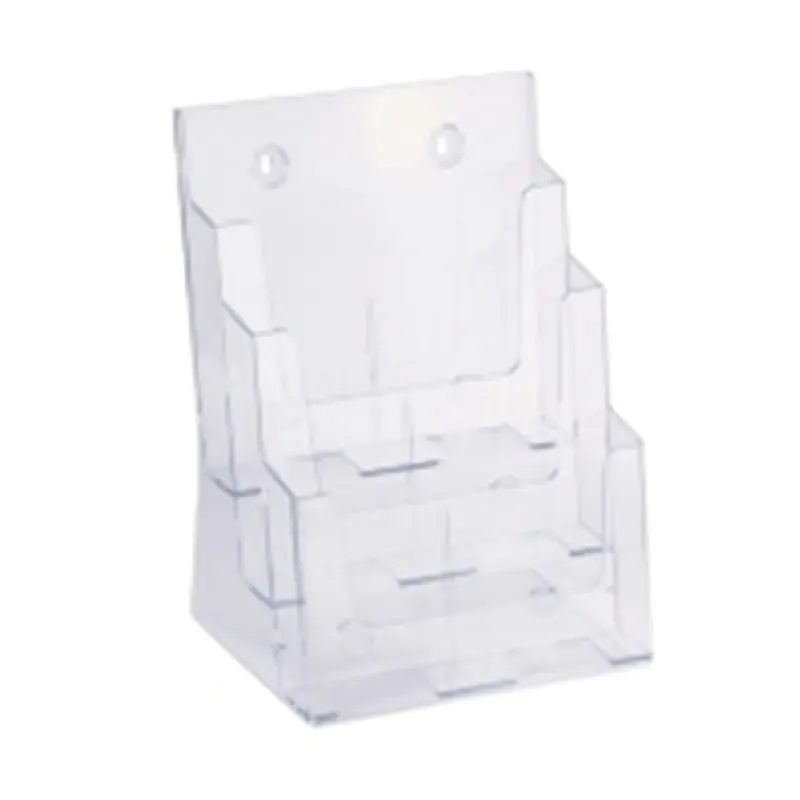 Italplast A4 3-Tier Clear Brochure Holder