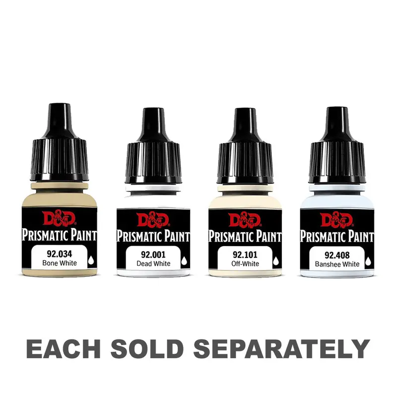 D&D Prismatic Paint 8mL (White)Banshee