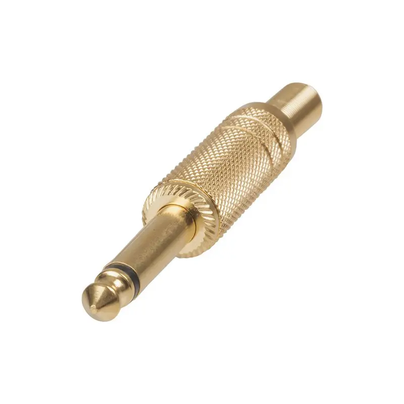 Mono Gold Metal Plug 6.5mm with Spring