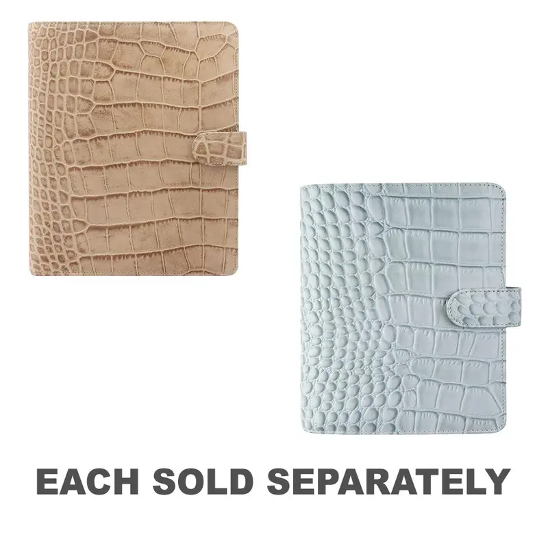 Filofax Classic A5 Croc OrganiserFawn