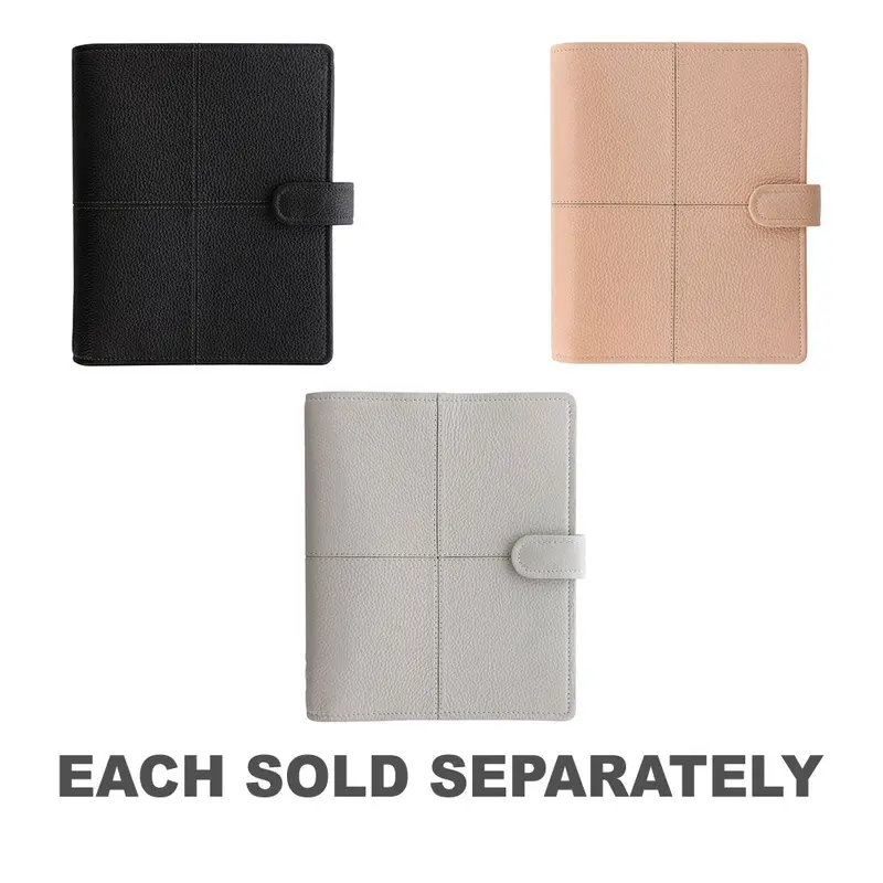 Filofax Classic Stitch A5 Soft OrganiserBlack