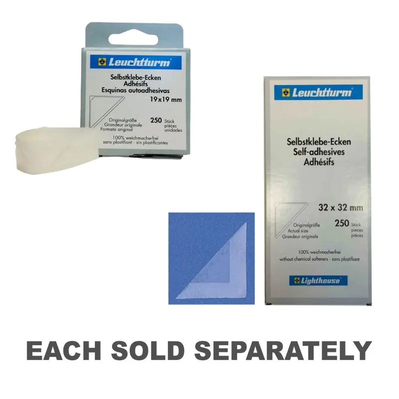 Leuchtturm Self-Adhesive Corner Mounts 250pk19x19mm