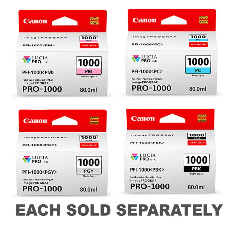 Canon PFI1000 Photo Ink CartridgeBlack