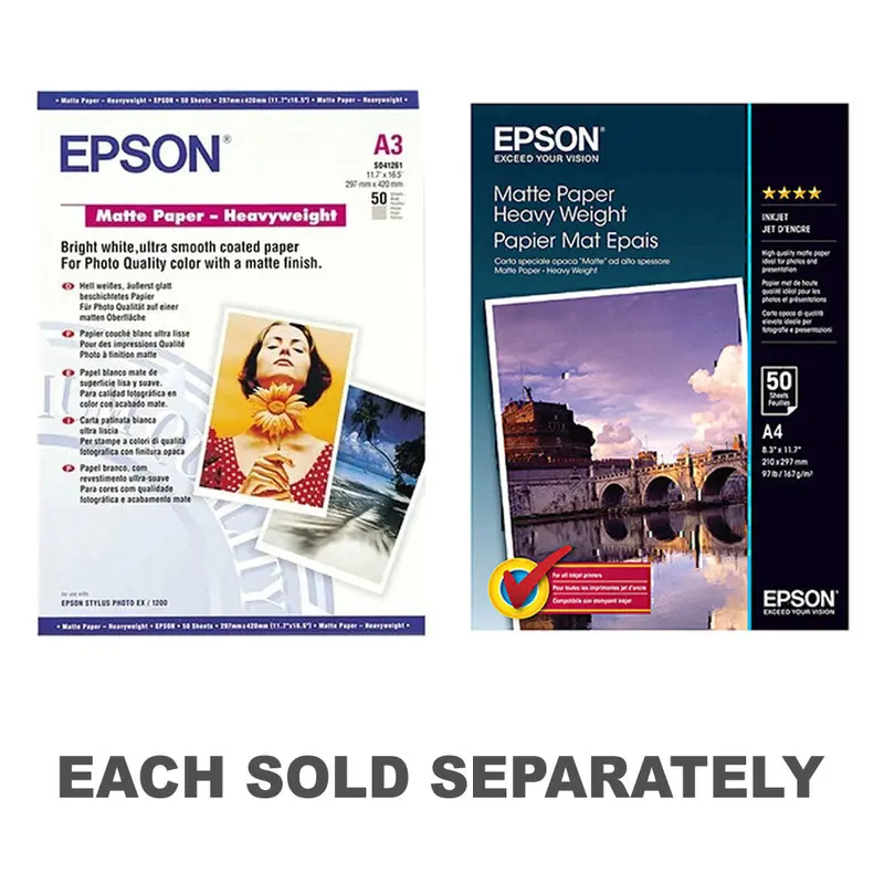 Epson Matte Heavy Weight Paper 50pcA3