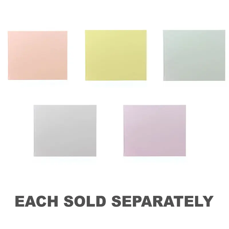 Letts Pastel Quarto Landscape Guest BookPeach