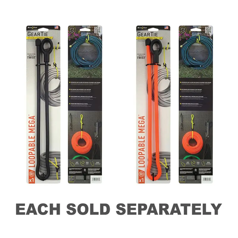 Nite Ize Gear Tie Loopable Mega Twist 81cmBlack