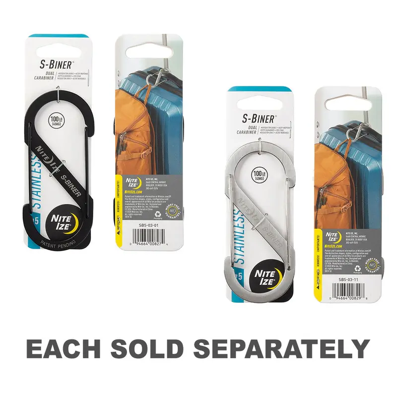 Nite Ize S-Biner Size 5Black