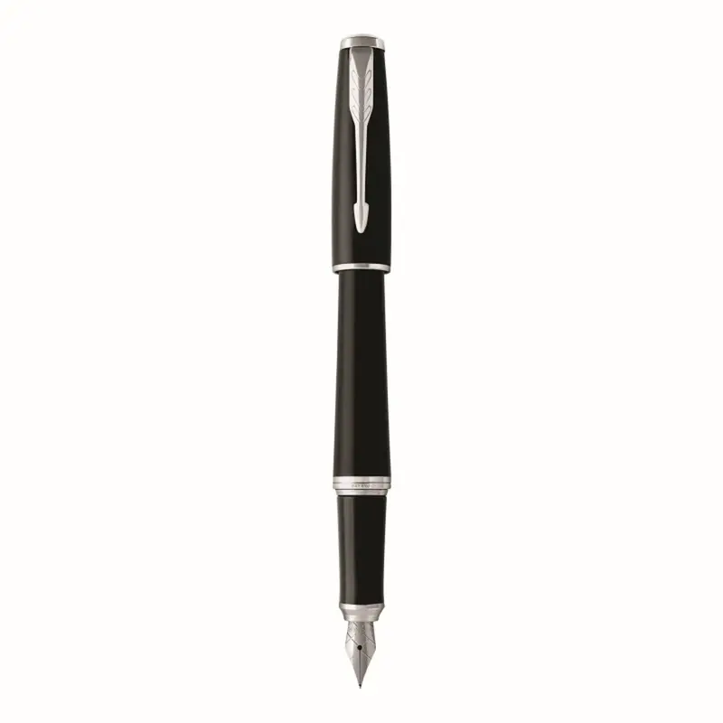 Parker Urban Muted Chrome Trim Fountain Pen (Black)