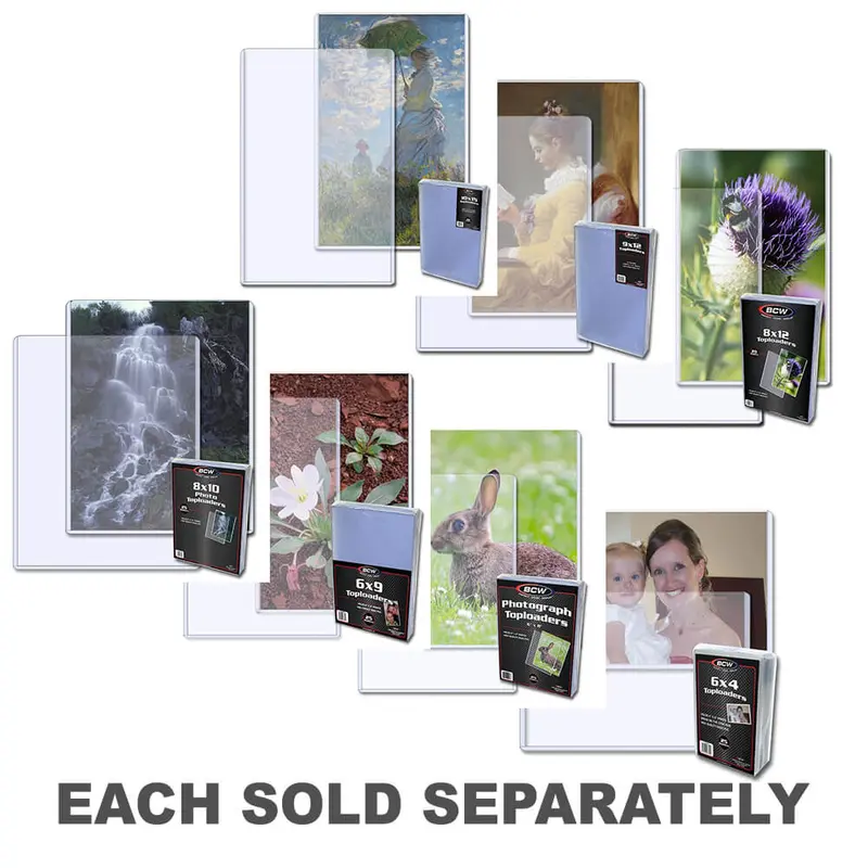 BCW Topload Holder Photo10" x 15"