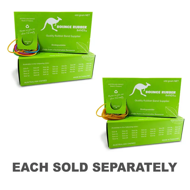 Bounce Rubber Bands 100g (Assorted Size)Asst. Color