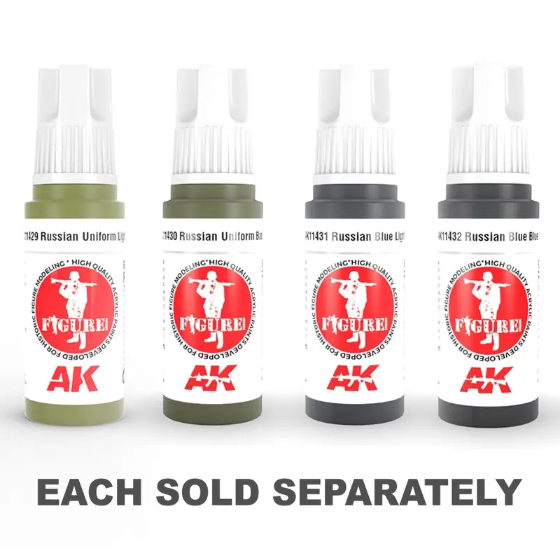 AK Interactive 3Gen Russian Figures Acrylic 17mLBlue Base