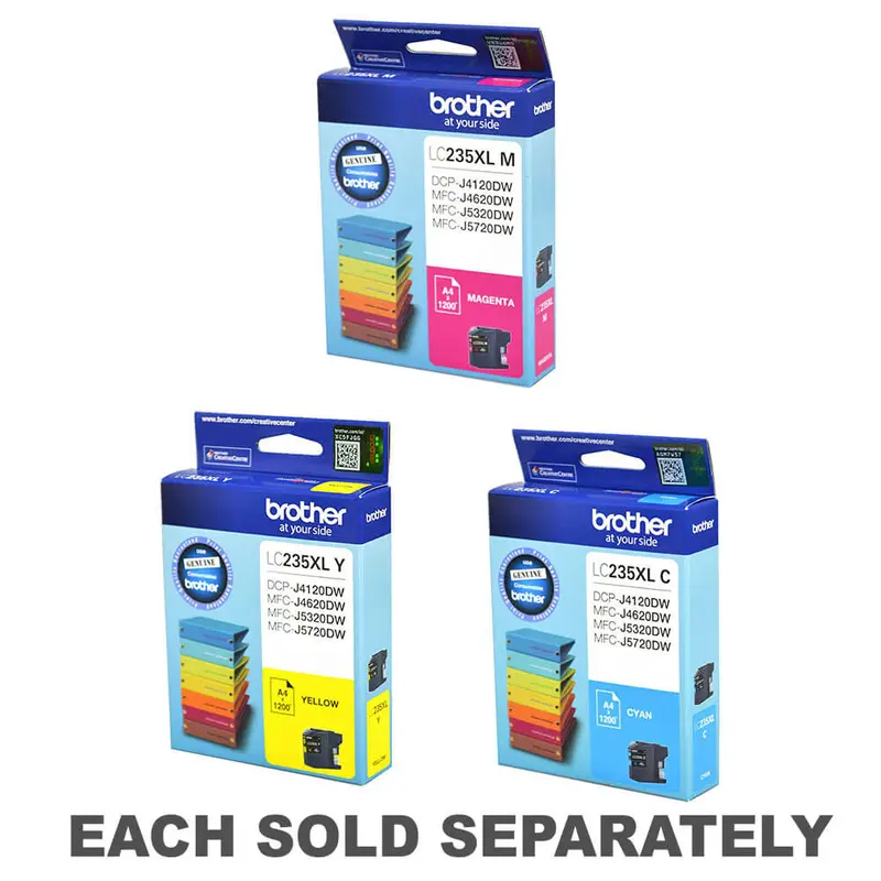 Brother Inkjet Cartridge LC235XL High YieldCyan