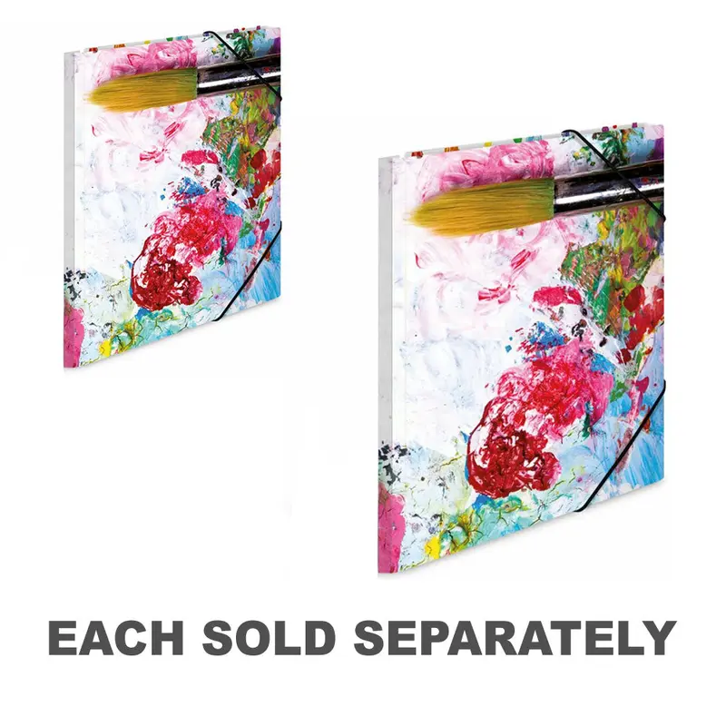 Herma Elasticated Cardboard Folder SilksA4