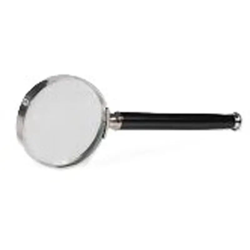 Leuchtturm Ebony Handle 3x Magnifying Glass