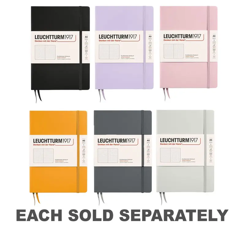 Leuchtturm Hardcover Dotted Notebook A5Anthracite