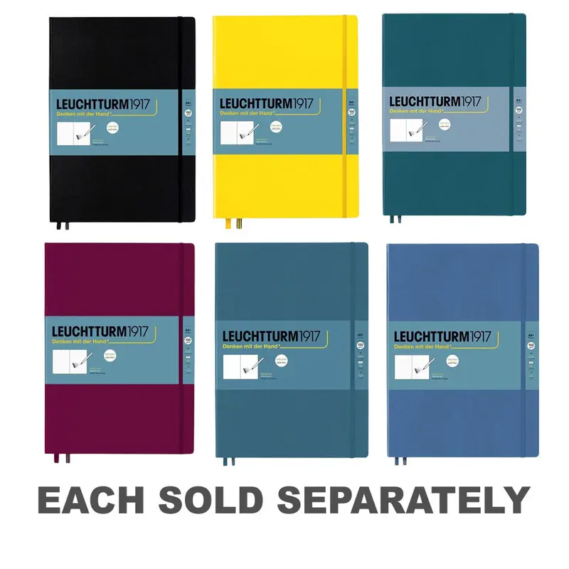 Leuchtturm Hardcover Master Plain Sketchbook A4 StoneBlue