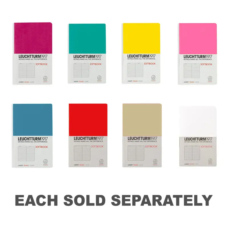 Leuchtturm Pocket Jottbook Lined 60 Pages A6Berry